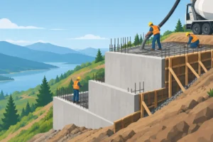 Concrete Construction on Steep Slopes: Build It Right