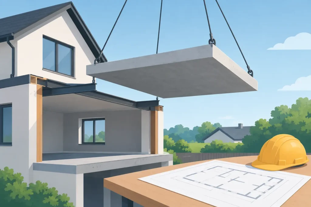 Suspended Concrete Slab for Addition Planning